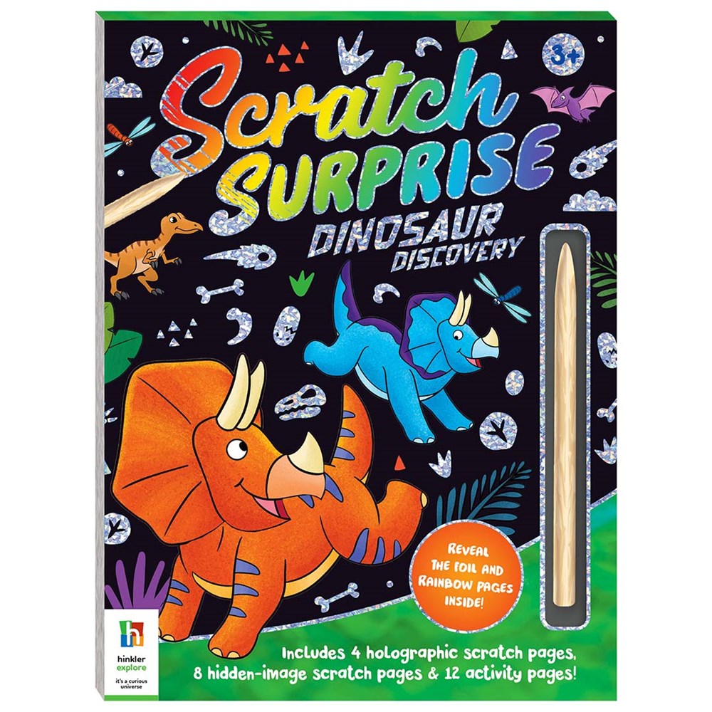 Hinkler Scratch Surprise Dinosaur Discovery
