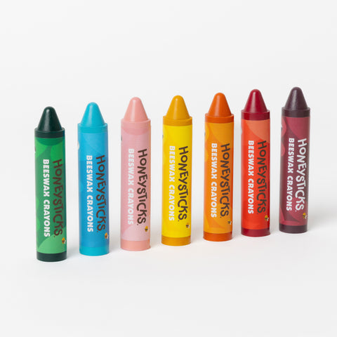 Honeysticks Beeswax Crayons - Super Jumbo (7 pk)