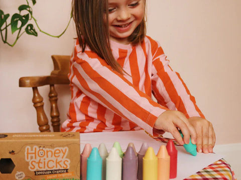 Honeysticks Beeswax Originals Crayons Pastel (12 pk)