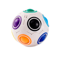 The Jadore Colour Sphere Puzzle shown in white and aqua