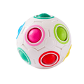 A hand twisting the Jadore Colour Sphere Puzzle to match the colours
