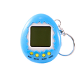 Close-up of the J'adore Digital Pet in blue, showing the screen and control buttons