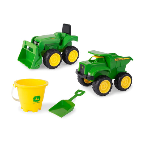 John Deere 15cm Sandpit Set with Bucket and Shovel