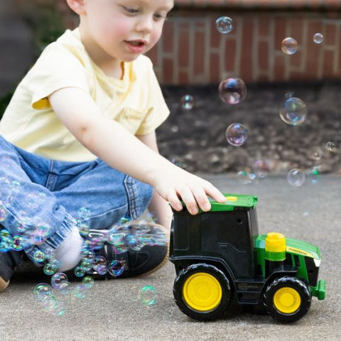 John Deere Bubble & Go Tractor