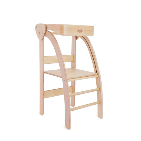 Wooden Kinderfeets Observation tower on a white background