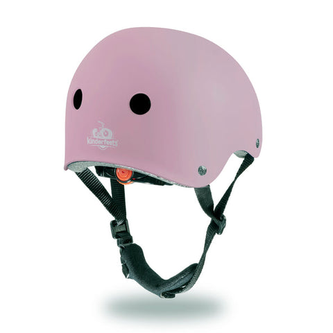Back of the Lavender Kinderfeets Toddler Helmet showing the adjustable fit dial system