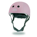 Kinderfeets Toddler Helmet in Lavender, a lightweight kids' bike helmet with ventilation holes and adjustable straps