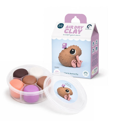 Kuwi Clay - Kiwi & Butterfly
