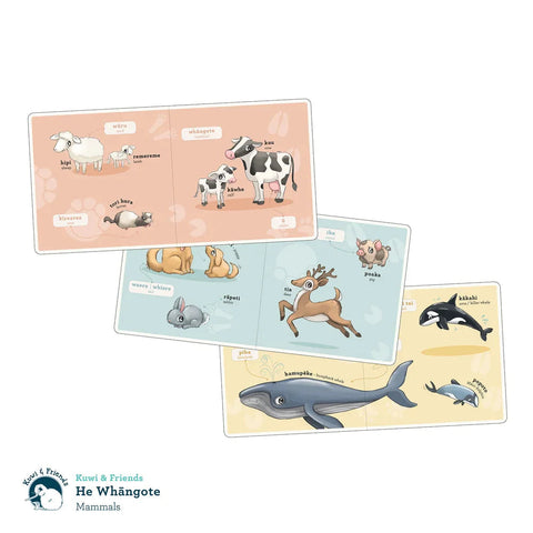 Kuwi He Whāngote- Mammals Board Book