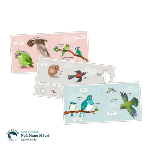 Kuwi  Ngā Manu  Māori - Native Birds Board Book