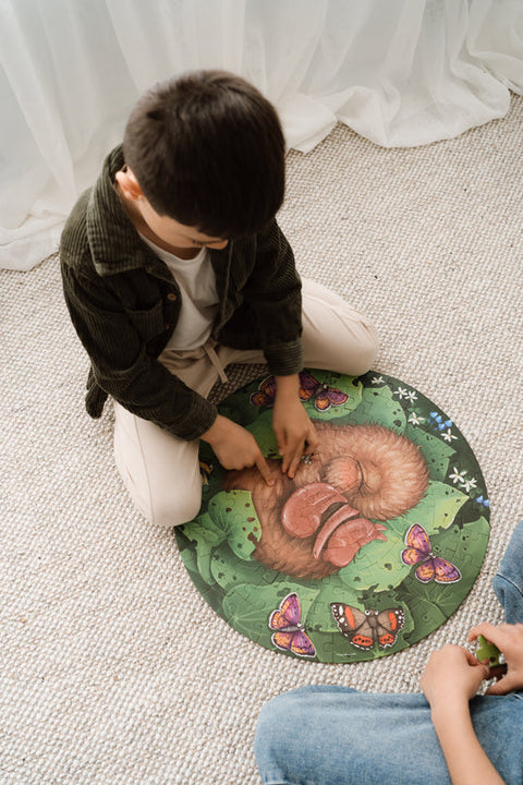 Kuwi's 100 pc Round Puzzle - Kiwi Dreams