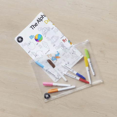 LCBF Colour in Placemat The Alphabet is Fun (includes 8 markers)