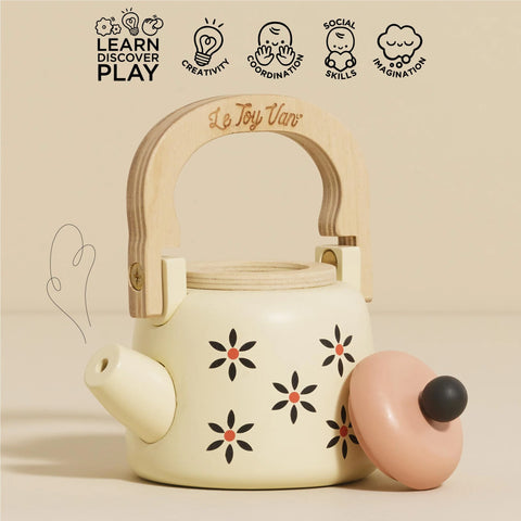 Le Toy Van Vintage Wooden Kettle