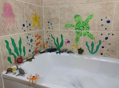 Little Brian Bath Paint Sticks - 6 pack