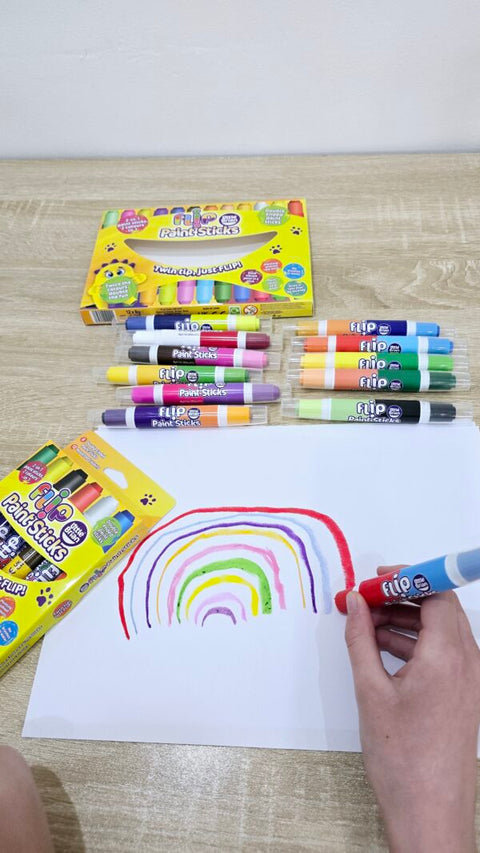 Little Brian Flip Paint Sticks -  12 pack