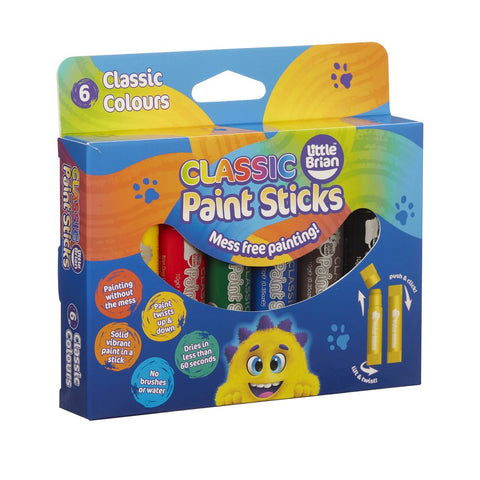 Little Brian Paint Sticks Classic - 6 pack