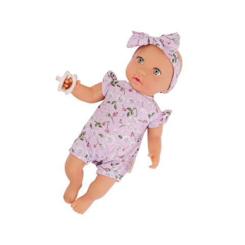 Lullababy 14" Doll with Floral Outfit