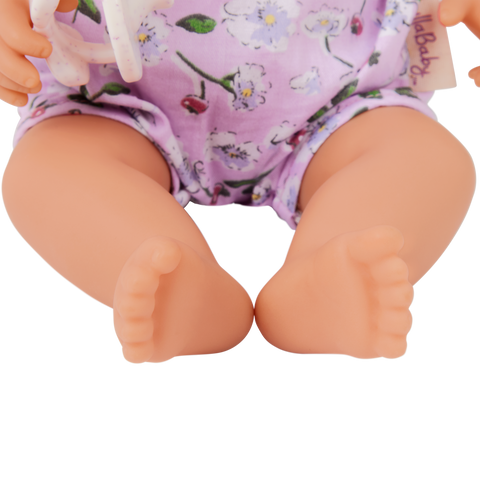 Lullababy 14" Doll with Floral Outfit