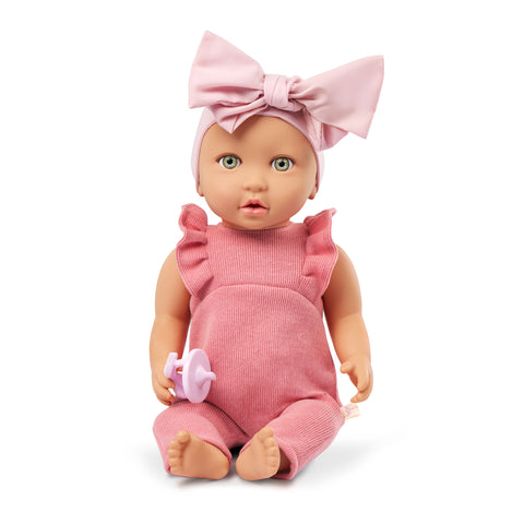 Lullababy 14" Doll with Pink Romper