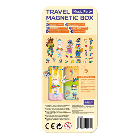 MIEREDU Travel Magnetic Puzzle - Animal Music
