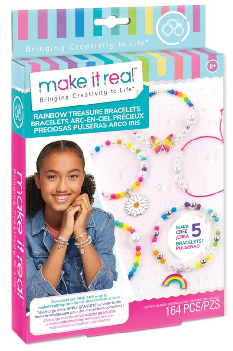 *Make It Real Rainbow Treasure Bracelets