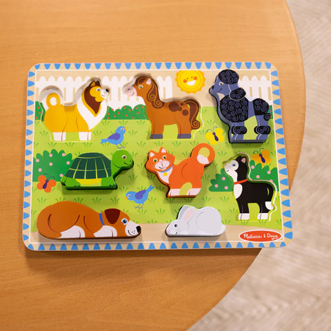 Melissa & Doug 8pc Chunky Puzzle - Pets