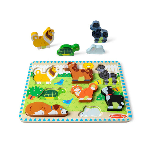 Melissa & Doug 8pc Chunky Puzzle - Pets