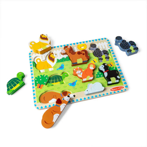 Melissa & Doug 8pc Chunky Puzzle - Pets