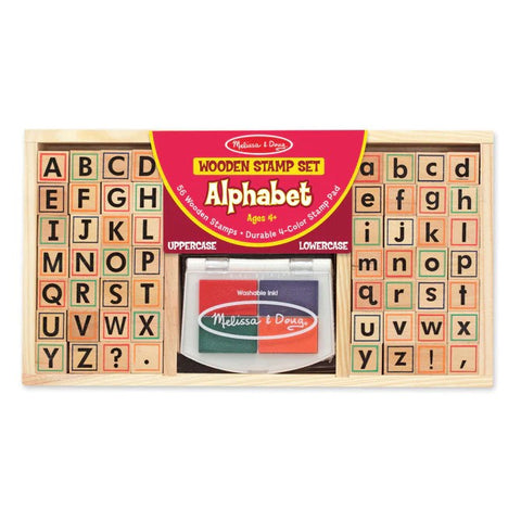 `Melissa & Doug Alphabet Stamp Set