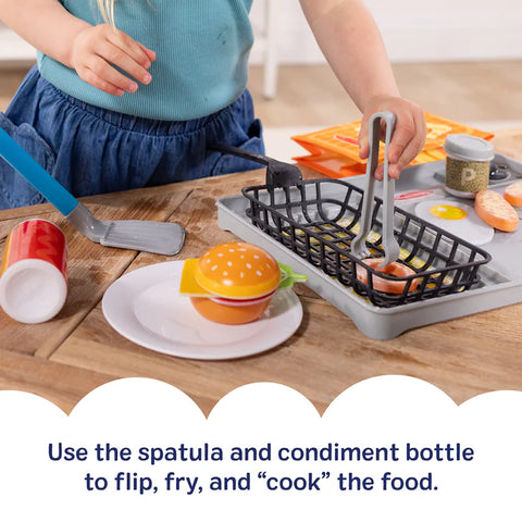 Melissa & Doug Flip & Fry Grill Playset