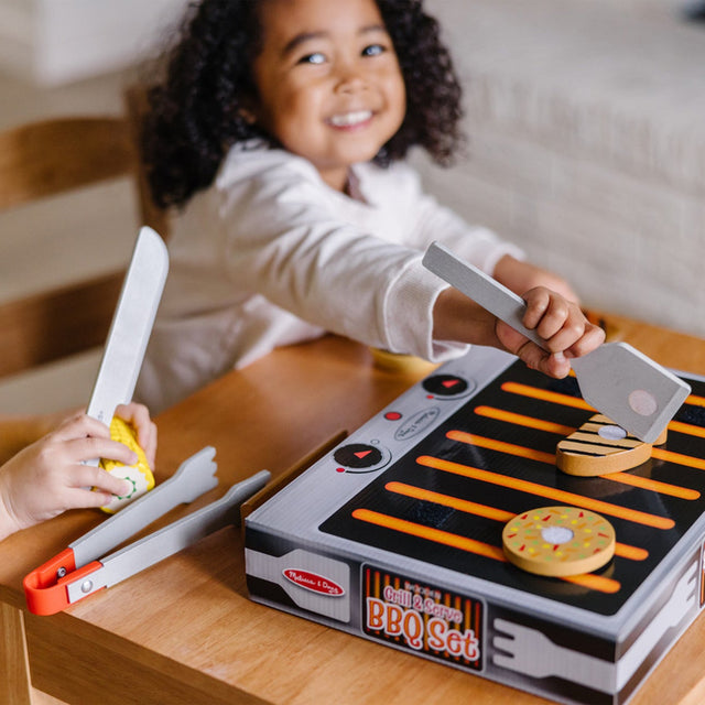 `Melissa & Doug Grill & Serve BBQ Set