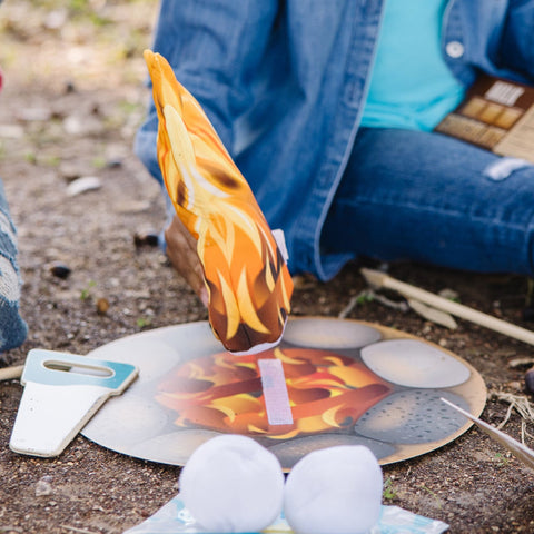 `Melissa & Doug Let's Explore Campfire S'mores Play Set
