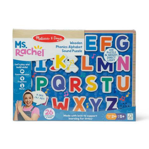Melissa & Doug Ms. Rachel Alphabet Phonics Puzzle