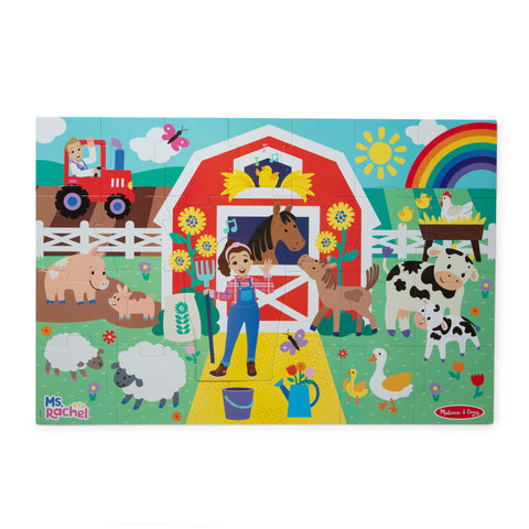 Melissa & Doug Ms. Rachel Farm Floor Puzzle
