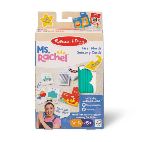 Melissa & Doug Ms. Rachel First Words Sensory Cards