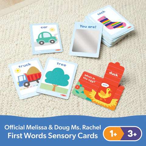 Melissa & Doug Ms. Rachel First Words Sensory Cards