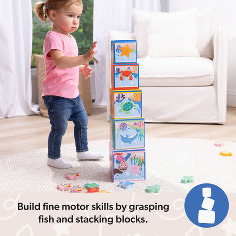 *Melissa & Doug Ms. Rachel Nesting Blocks