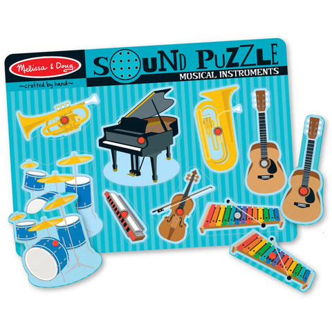 `Melissa & Doug Musical Instruments Sound Puzzle