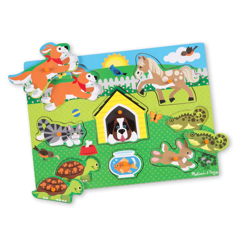 Melissa & Doug Pets Peg Puzzle