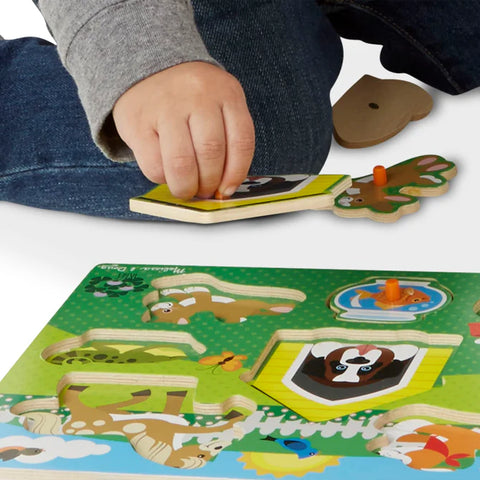 Melissa & Doug Pets Peg Puzzle