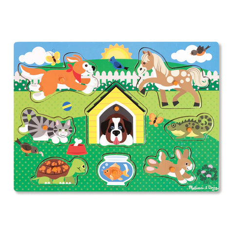 Melissa & Doug Pets Peg Puzzle