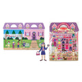 Open Melissa & Doug Dress Up puffy sticker set showing a dress-up scene and sticker sheet