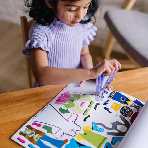 Melissa & Doug Reusable Sticker Pad - Dress Up