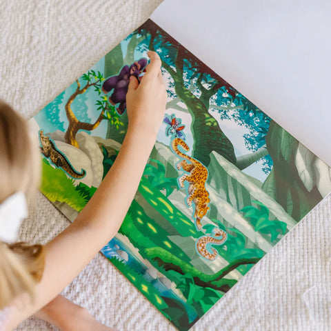 Melissa & Doug Reusable Sticker Pad - Jungle & Savanna