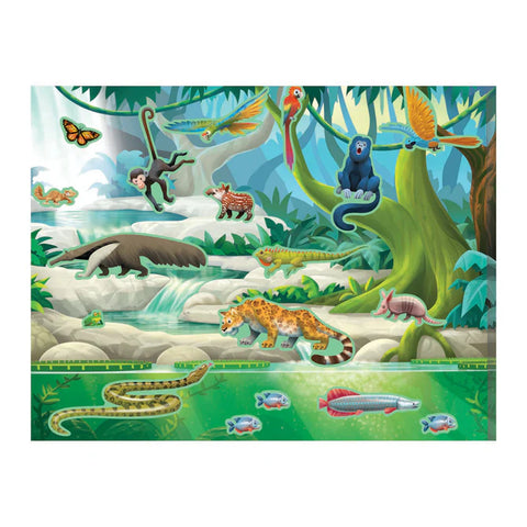 Melissa & Doug Reusable Sticker Pad - Jungle & Savanna