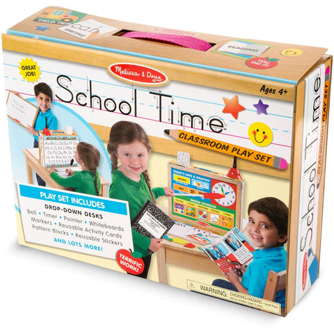 `Melissa & Doug School Time! Classroom Play Set