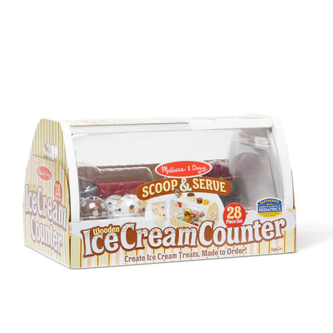 Melissa Doug Scoop Serve Ice Cream Counter – The Toybox NZ Ltd