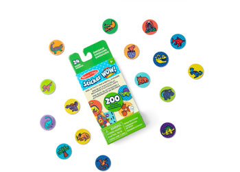 Melissa & Doug Sticker WOW Refill Stickers & Mini Activity Pad - Dinosaur