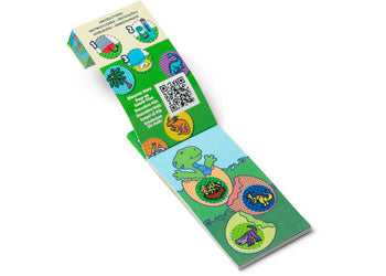 Melissa & Doug Sticker WOW Refill Stickers & Mini Activity Pad - Dinosaur
