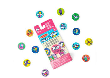 Melissa & Doug Sticker WOW Refill Stickers & Mini Activity Pad - Favourite Things